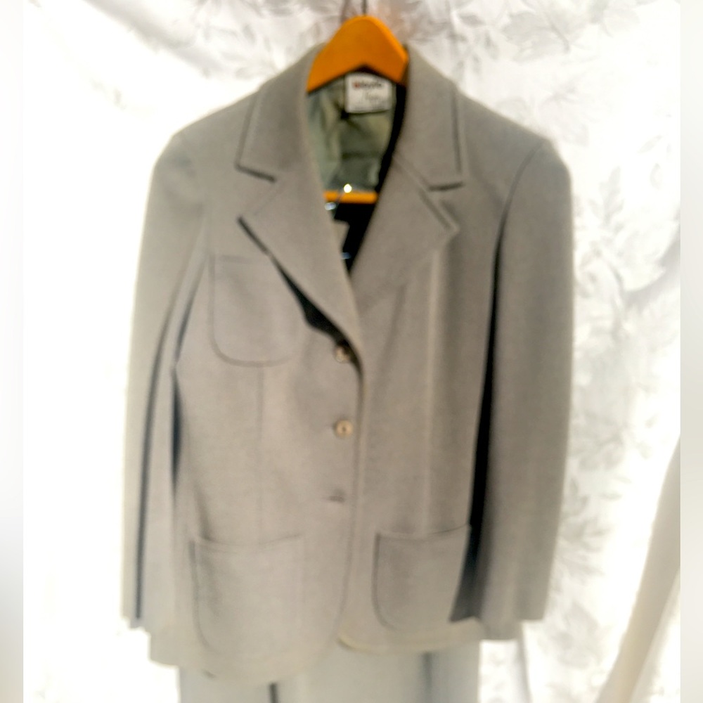Bleyle for Hooper Gray Blazer & Skirt Set RARE FIND  Made in Germany VINTAGE SM